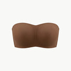 Soutien-gorge invisible sans bretelles marron, packshot