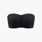 Soutien-gorge invisible sans bretelles noir, packshot